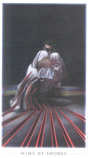 9 of swords fountain tarot